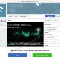 Screenshot of image designed for social media in multimedia campaign (print and web) for Calvary Community Baptist Church in Northglenn, Colorado by Linda Eilee S. George of SmartfulSolutionsByGeorge.com