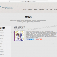 2017 CCBC Ladies Retreat Promo website calendar post detail